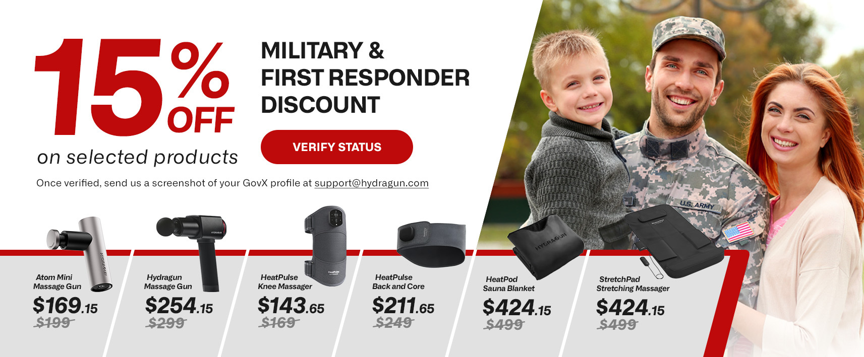 Military and first-responder discounts – HYDRAGUN Help Desk